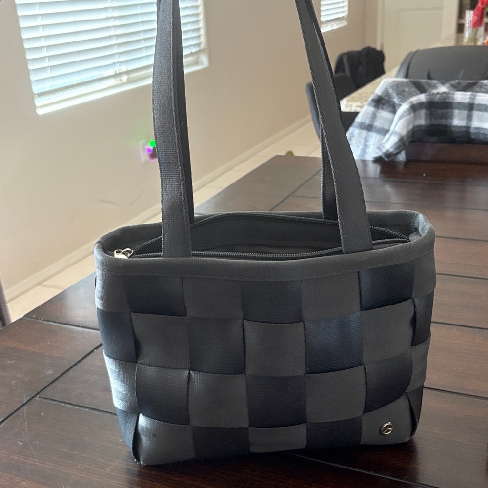 Harveys Black Woven Tote Bag